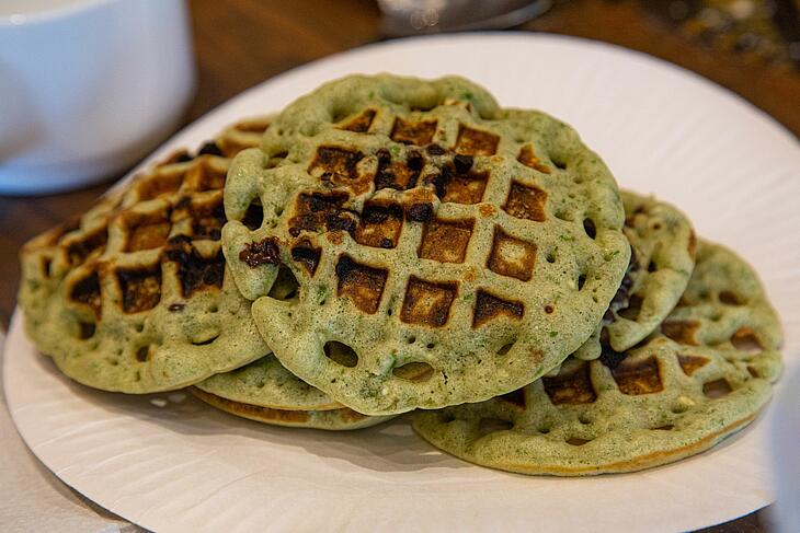 gaufres à la menthe gaufres à la menthe