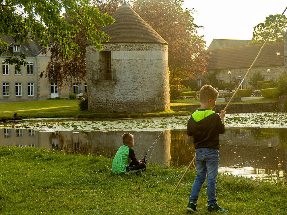 Campingplatz Castel Camping Château de Lez-Eaux Saint Pair sur mer Normandie 23
