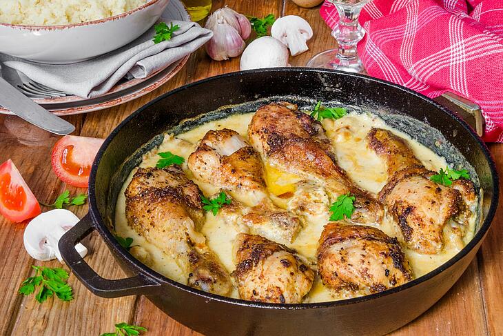 recette poulet sauce vallée d'auge