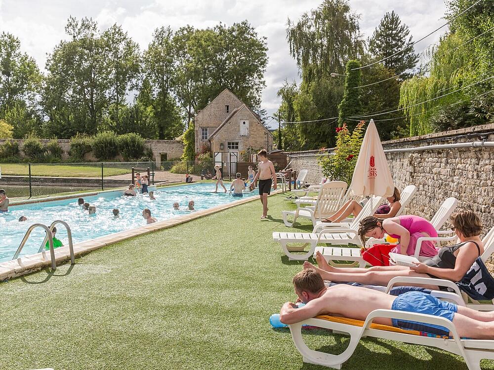 Campingplatz Castel Camping Château de Martragny Martragny Normandie 7