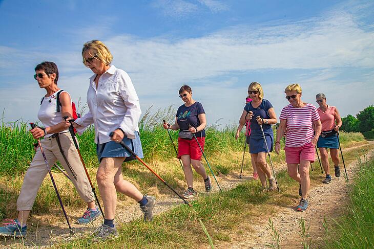 randonnée pendant vacances en camping