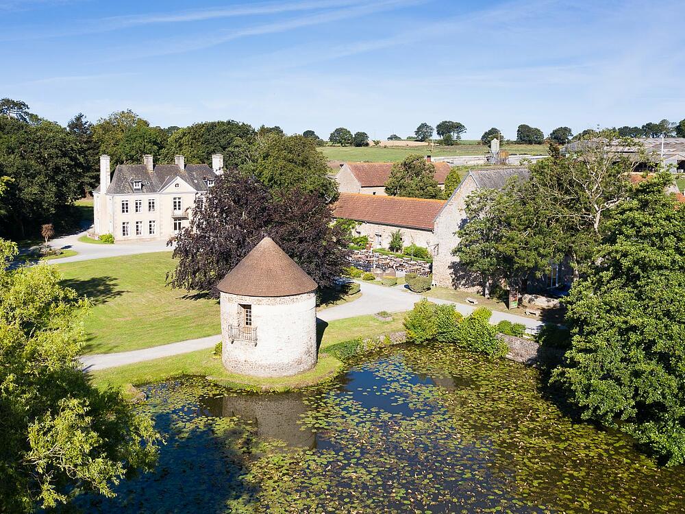 Campingplatz Castel Camping Château de Lez-Eaux Saint Pair sur mer Normandie 0