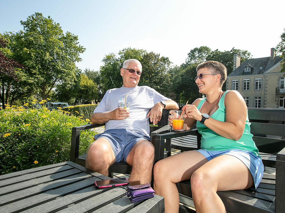Campingplatz Castel Camping Château de Lez-Eaux Saint Pair sur mer Normandie 16
