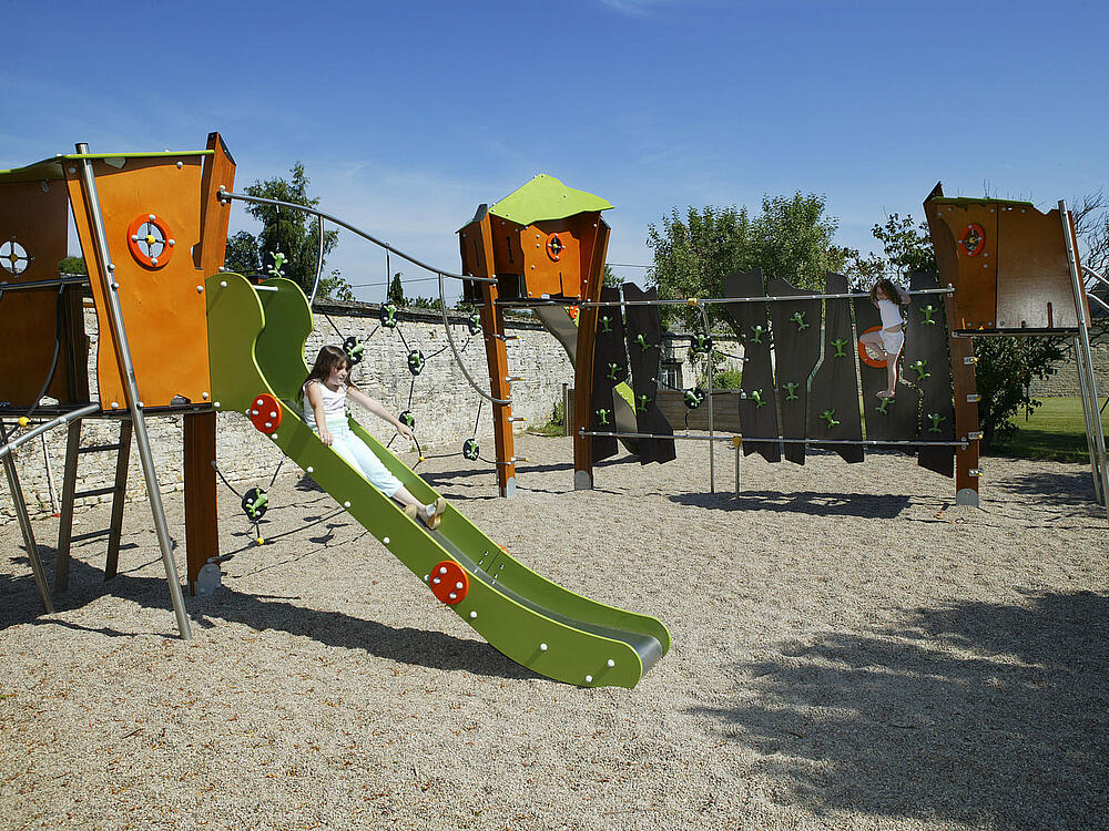 Campingplatz Castel Camping Château de Martragny Martragny Normandie 14