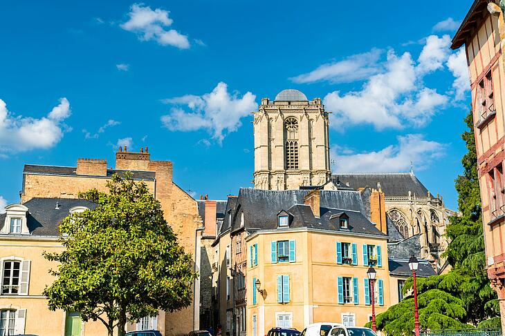 Vieille ville Le Mans une vue du vieux Mans