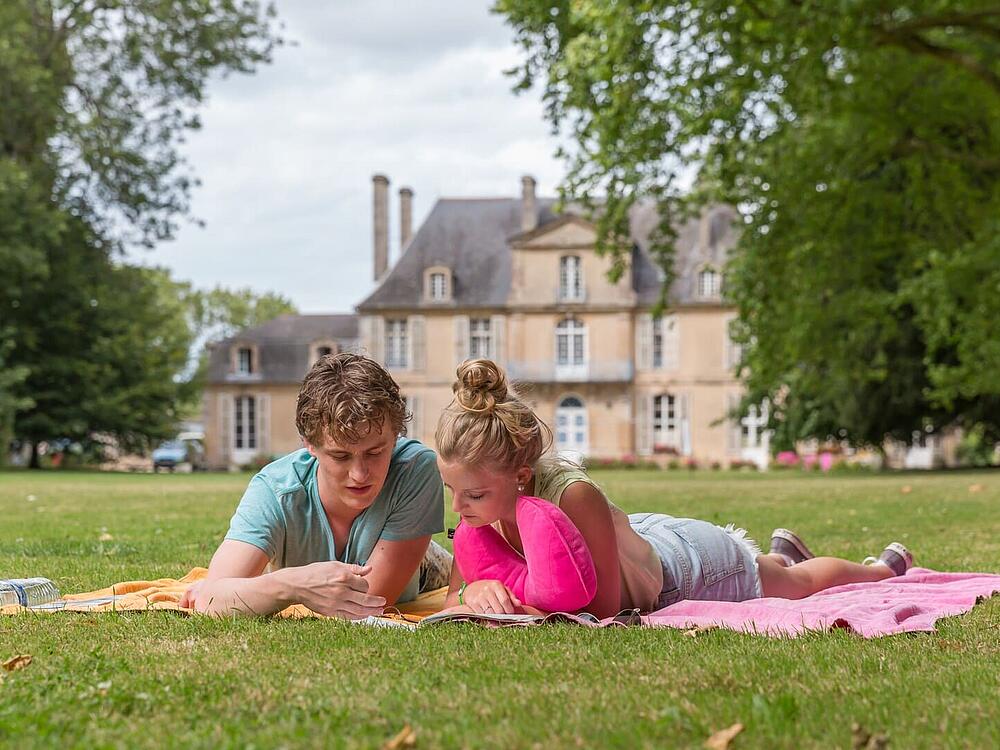 Campingplatz Castel Camping Château de Martragny Martragny Normandie 10